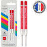 Стержень шариковый PARKER QUINKFLOW BASIC Z09 M 1мм красные чернила CW2166545